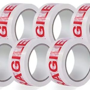 Fragile tape for packing fragile products