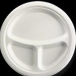 10” 3 Compartment Plates x500