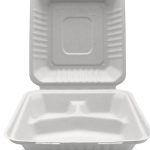 3 Compartment Plastic Plates x150