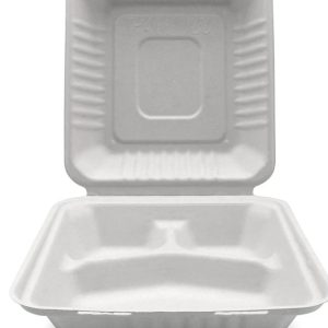 3 Compartment Plastic Plates x150