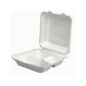 Plastic Clamshell Dinner 3 Compartments 150pk