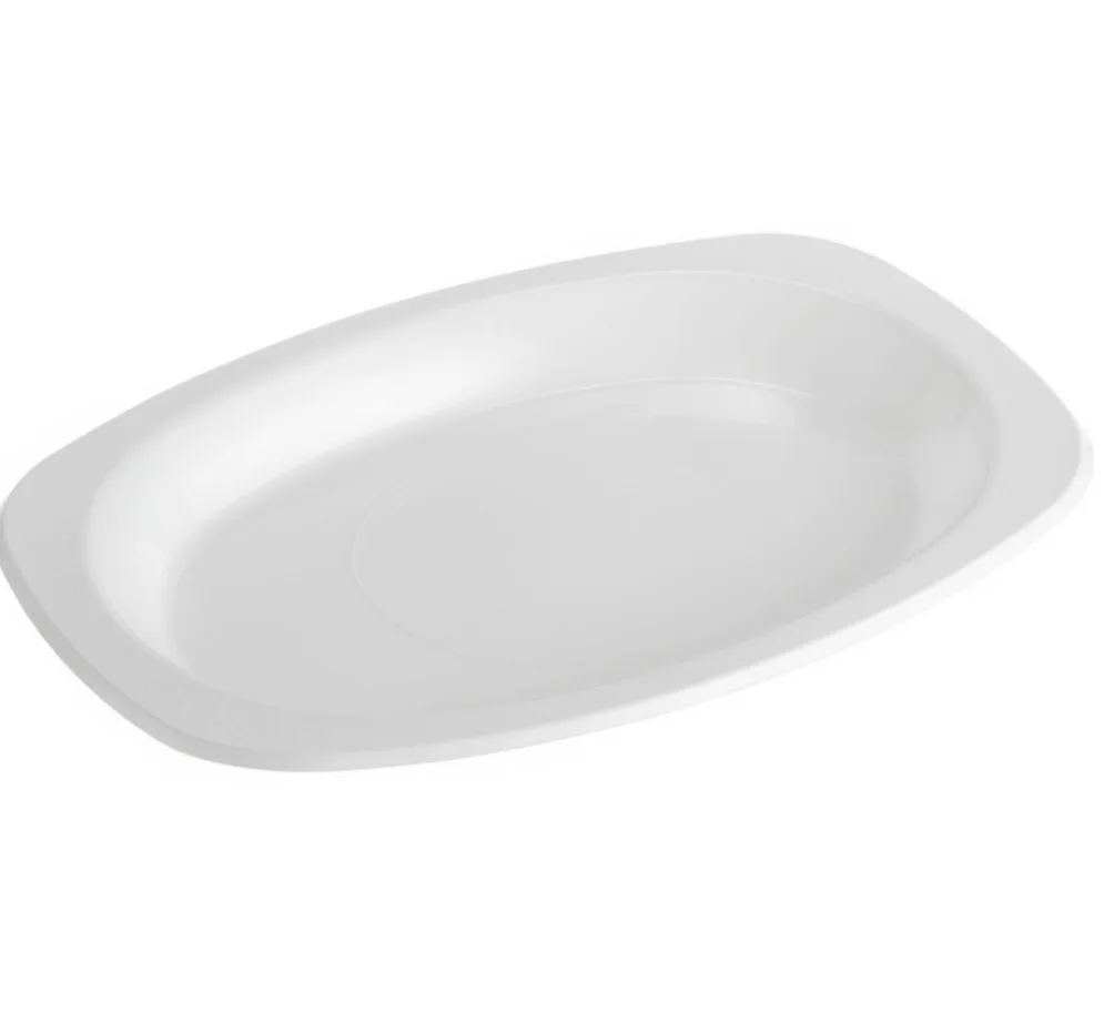 Plastic 9 x 11 Oval Plate (500pcs)