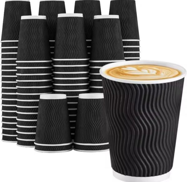 8oz Ripple Coffee Cups x500