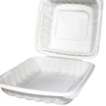 1 Compartment Plastic Plate x150