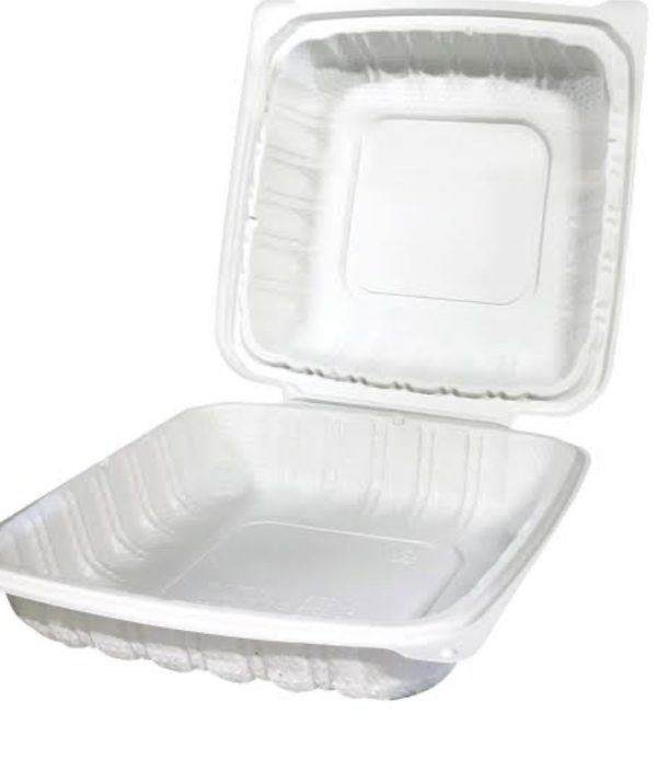 1 Compartment Plastic Plate x150