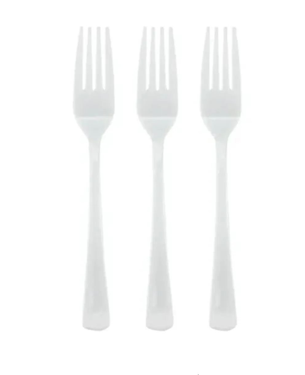 Dinner Plastic Fork x1000