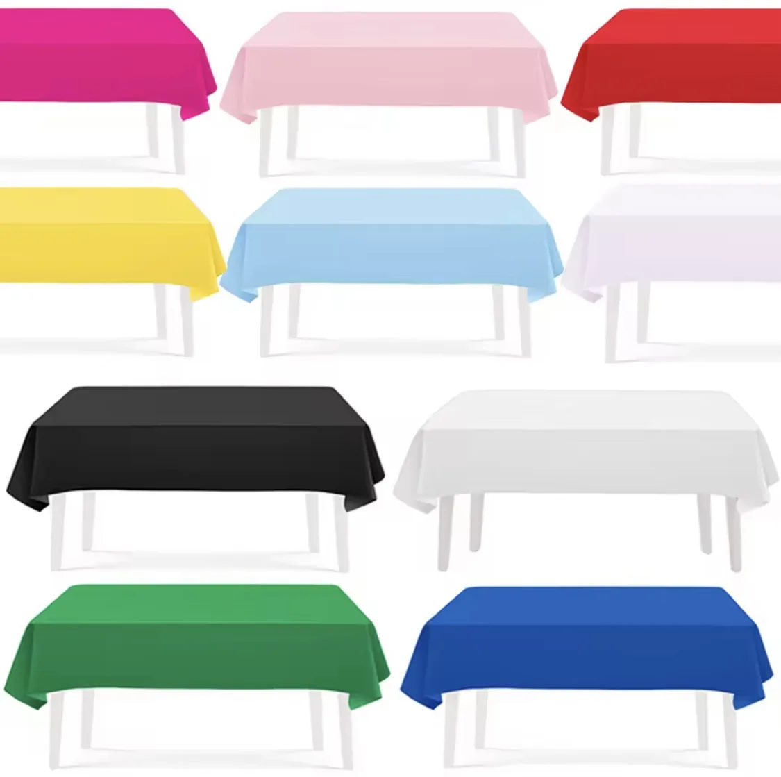 Plastic Table Cover (1pcs)
