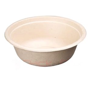 Sugarcane bowl from Packabox Packaging, a biodegradable and eco-friendly food container made from sustainable sugarcane fibers, ideal for environmentally conscious packaging solutions.