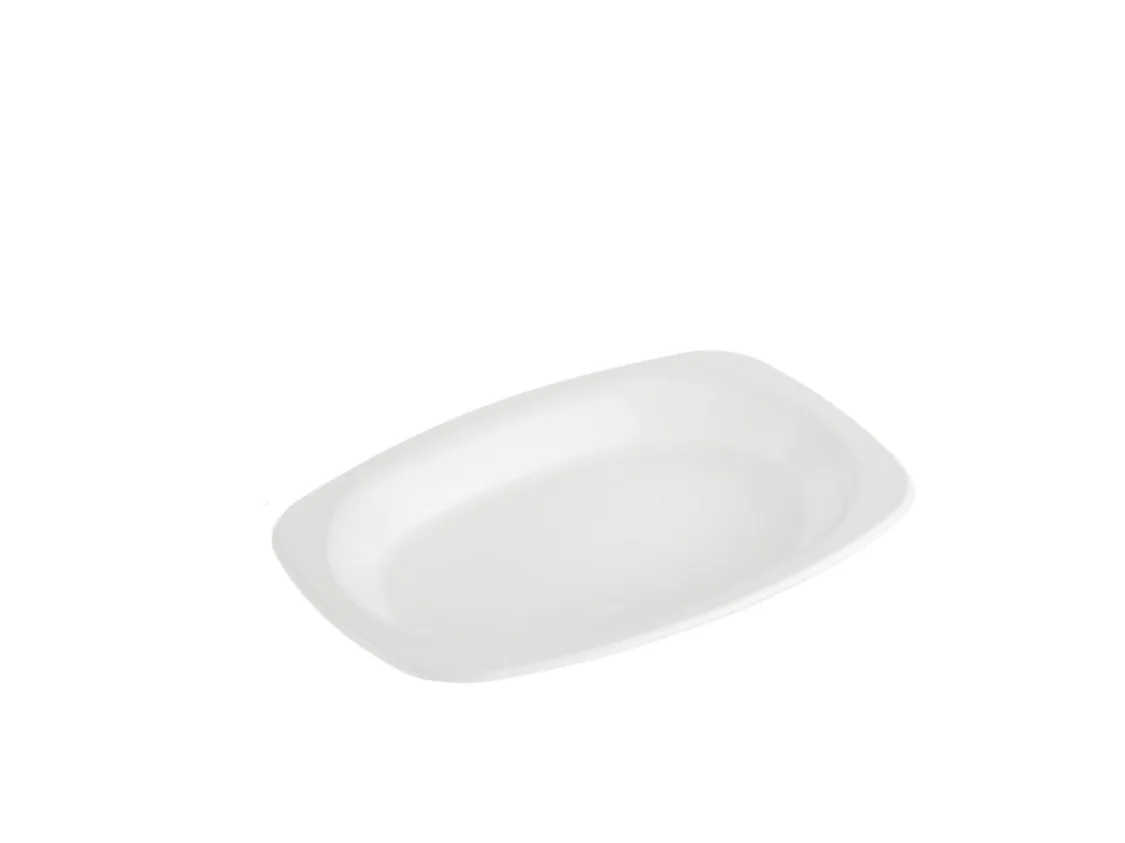 Plastic Oval Plate 7 x 9