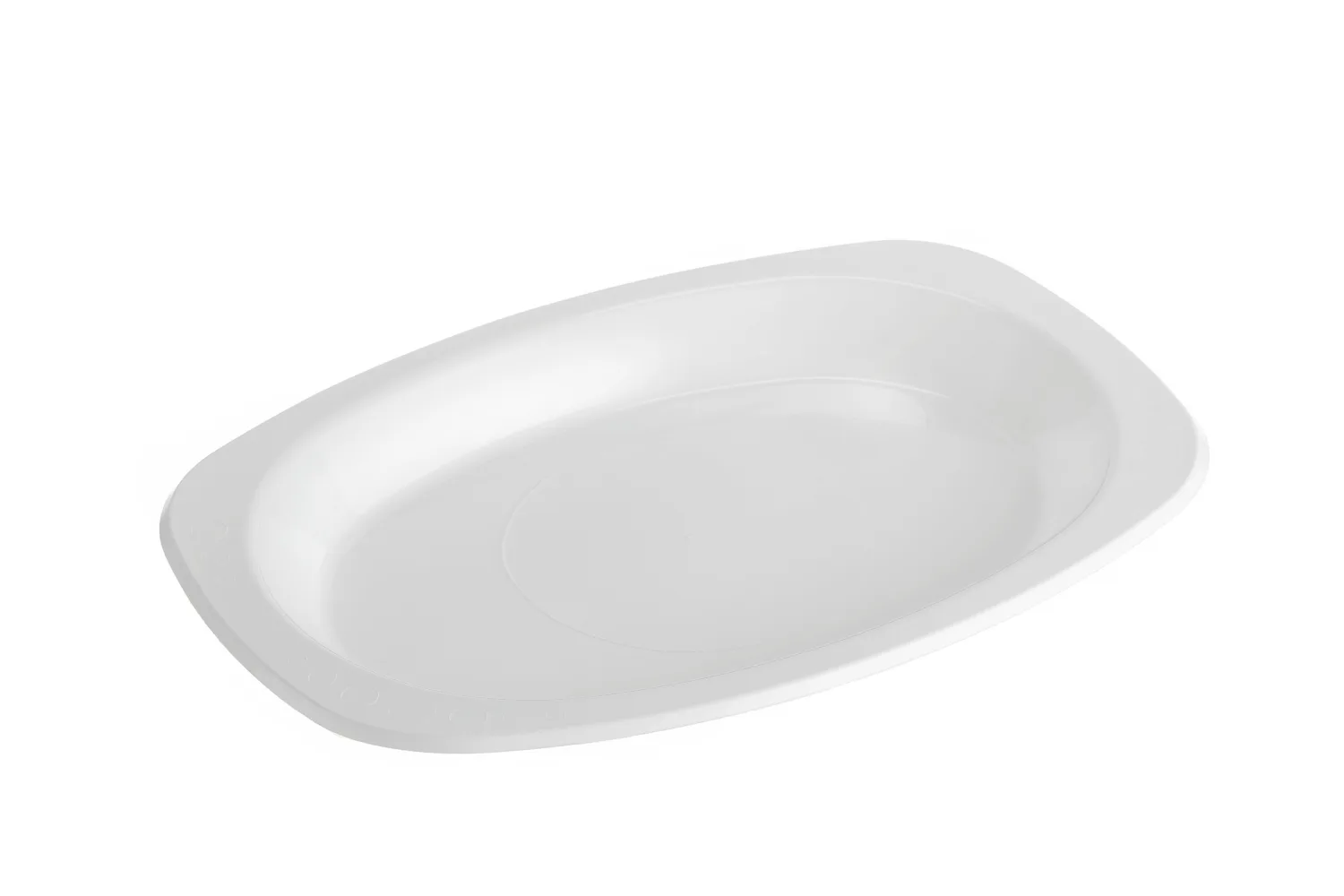 Oval Plate Plastic 9 x 11 (25pcs)