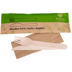 Wooden Cutlery Set 3pc