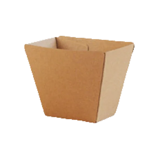 Chip Cup Brown Corrugated